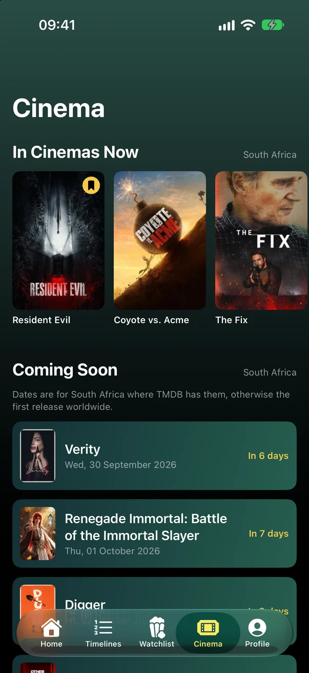 Films in cinemas now and coming soon